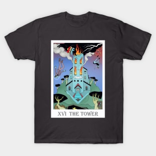 Tarot The Tower T-Shirt